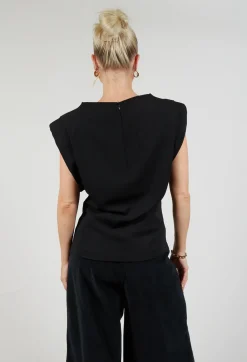 Stefano Mortari Tops^Padded Blouse in Black