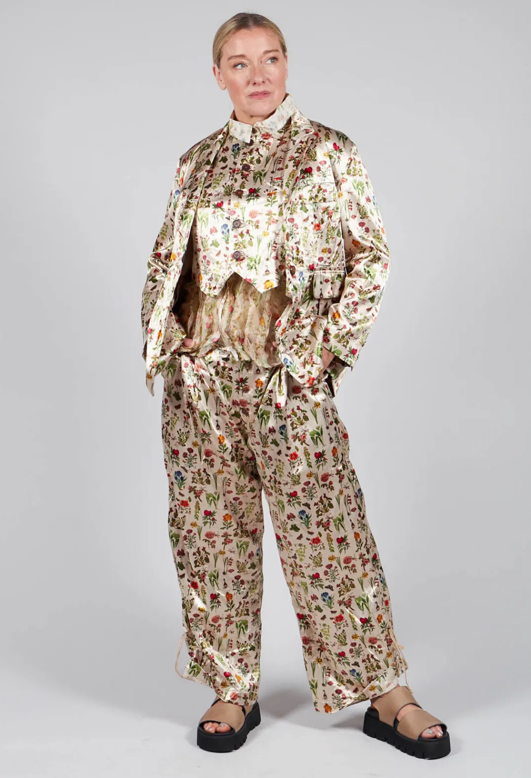 Aleksandr Manamis Jackets^Padded Jacket in Petite Fleurs