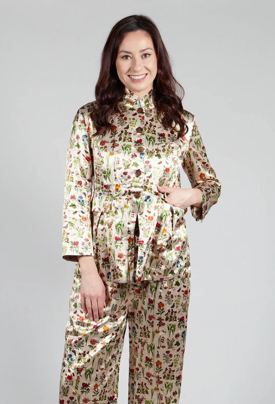 Aleksandr Manamis Jackets^Padded Jacket in Petite Fleurs