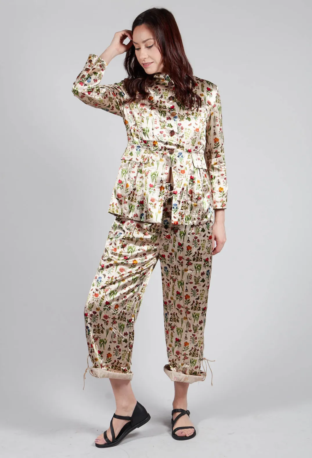 Aleksandr Manamis Jackets^Padded Jacket in Petite Fleurs