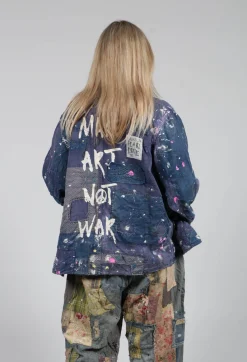 Magnolia Pearl Jackets^Paint Splatter Crop Tancy Coat in Workwear