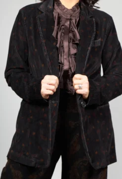 Baci Jackets^Paisley Single Button Blazer