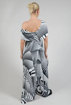 Xenia Design Dresses^PAKA10 Dress in White with Black