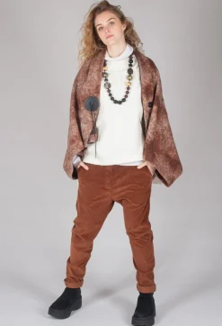 Moyuru Jumpers^Panelled Knit Jumper in Cream