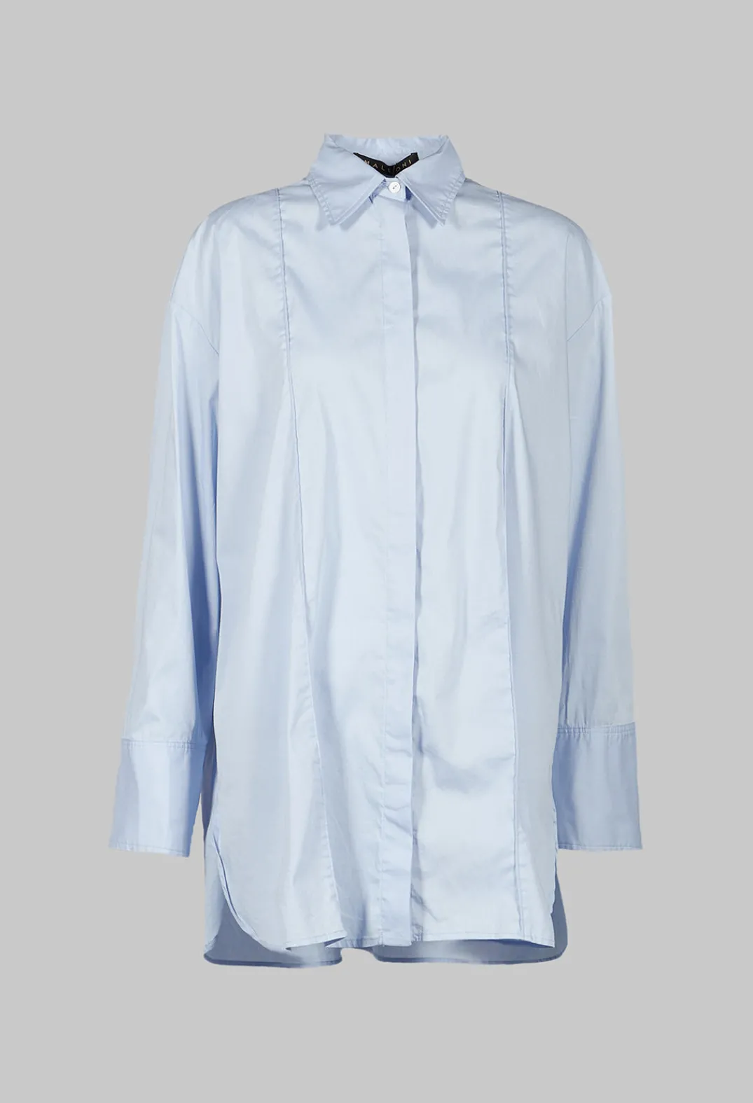 Malloni Shirts & Blouses^Panelled Shirt in Chianti Sky