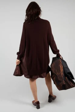 Mei Meij Dresses^Panelled Sweater Dress in Java