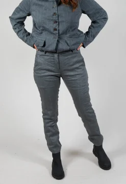 Hannoh Wessel Trousers^Pants Pietra in Zinc Stripe