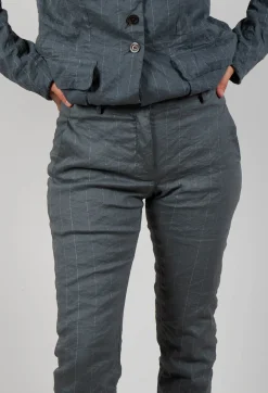 Hannoh Wessel Trousers^Pants Pietra in Zinc Stripe