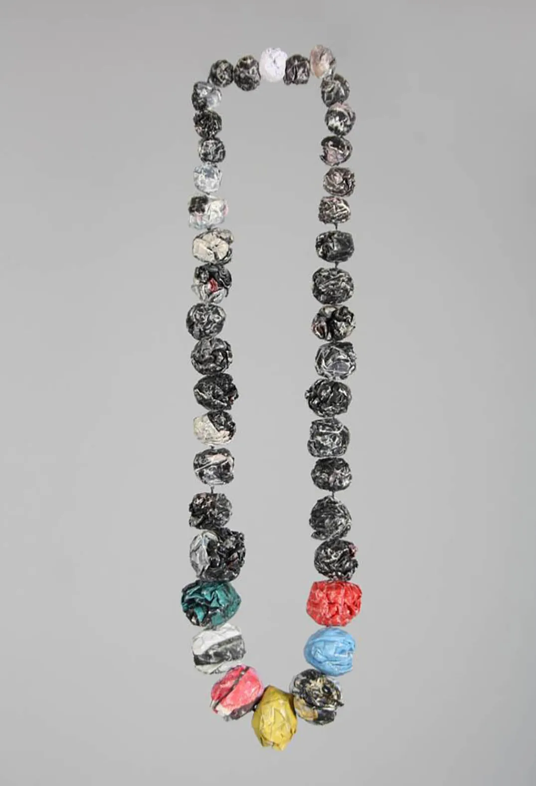 Alice Visin Necklaces^Paper Mache Beaded Necklace in Colour Mix 2