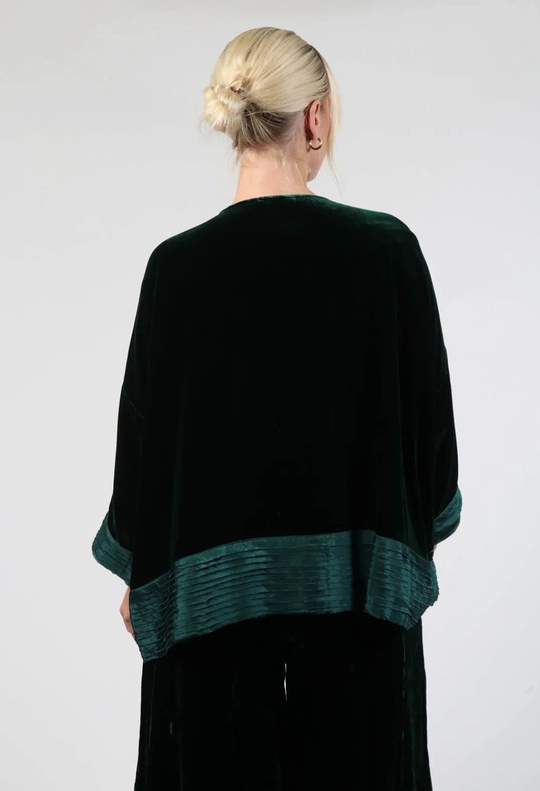 Bianco Levrin Tops^Paris Oriana Shirt in Bottle Green