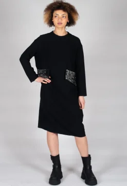 Bread and Butter Dresses^Patch Pocket Dress in Black