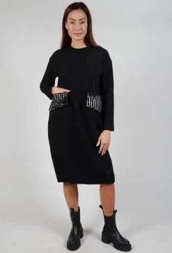 Bread and Butter Dresses^Patch Pocket Dress in Black