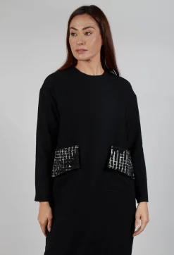 Bread and Butter Dresses^Patch Pocket Dress in Black