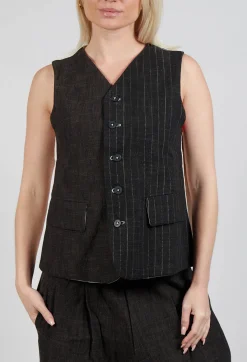 Album Di Famiglia Tops^Patch Vest in Patch