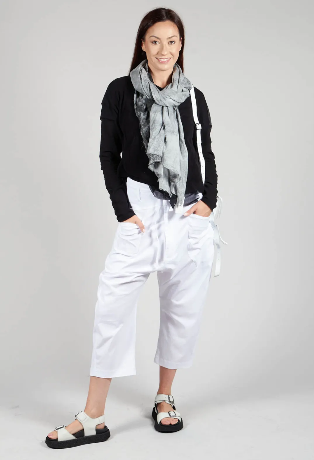 Pal Offner Jackets^Patched Cropped Jacket in Black