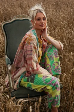 Magnolia Pearl Jackets^Patchwork Beatix Kimono in Madras App