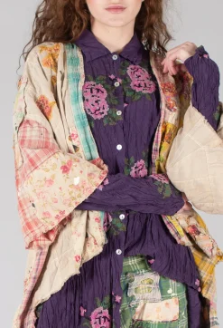 Magnolia Pearl Jackets^Patchwork Beatix Kimono in Madras App