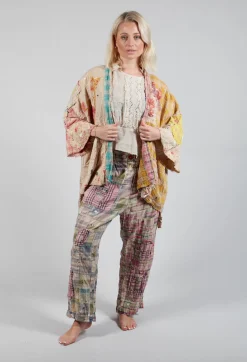 Magnolia Pearl Jackets^Patchwork Beatix Kimono in Madras App