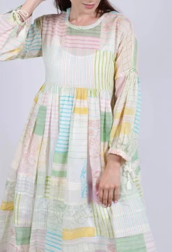 EKA Dresses^Patchwork Dress in Multicolour