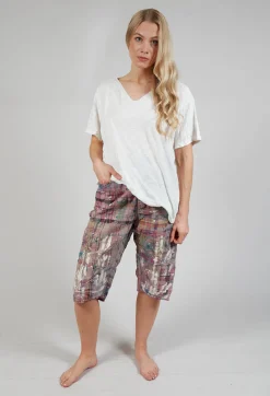 Magnolia Pearl Shorts^Patchwork Miner Shorts in Madras Pink