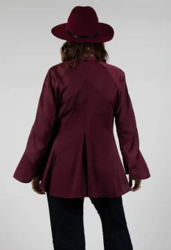 High Shirts & Blouses^Patiently Shirt in Burgundy