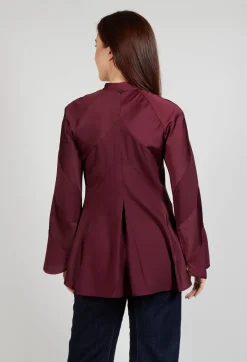 High Shirts & Blouses^Patiently Shirt in Burgundy