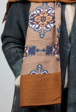 Niù Scarves^Patterned Scarf in Fig