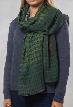 Niù Scarves^Patterned Scarf in Laurel