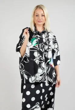 Bize Shirts & Blouses^Patterned Shirt in Original Black