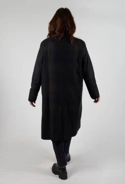 Umit Unal Coats^Pea Coat in Muted Tartan