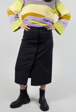 Beatrice B Skirts^Pencil Skirt in Anthracite