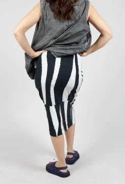 Rundholz Black Label Skirts^Pencil Skirt in Black Print