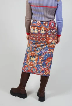 Sfizio Skirts^Pencil Skirt in Carpet Print