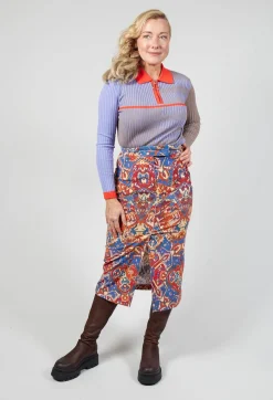 Sfizio Skirts^Pencil Skirt in Carpet Print