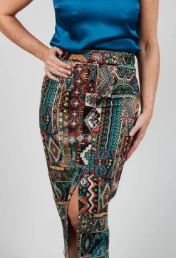Sfizio Skirts^Pencil Skirt in Dragonfly
