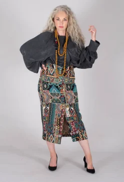 Sfizio Skirts^Pencil Skirt in Dragonfly
