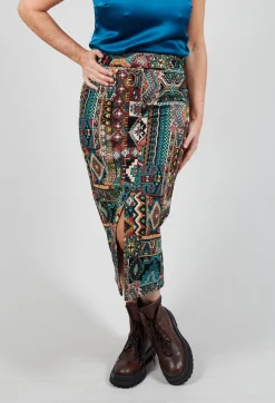 Sfizio Skirts^Pencil Skirt in Dragonfly