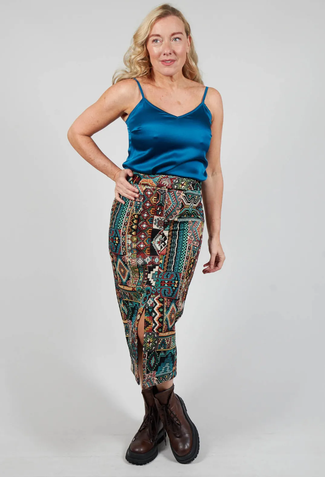 Sfizio Skirts^Pencil Skirt in Dragonfly
