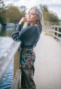 Sfizio Skirts^Pencil Skirt in Dragonfly