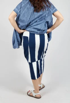 Rundholz Black Label Skirts^Pencil Skirt in Navy Print