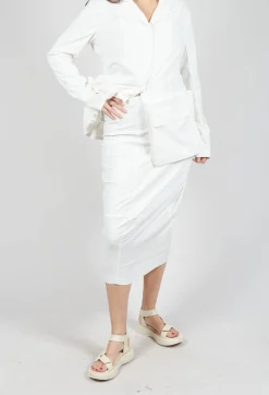 Rundholz Black Label Skirts^Pencil Skirt in Offwhite