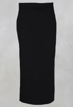 Nuovo Borgo Skirts^Pencil Skirt with Back Slit in Black