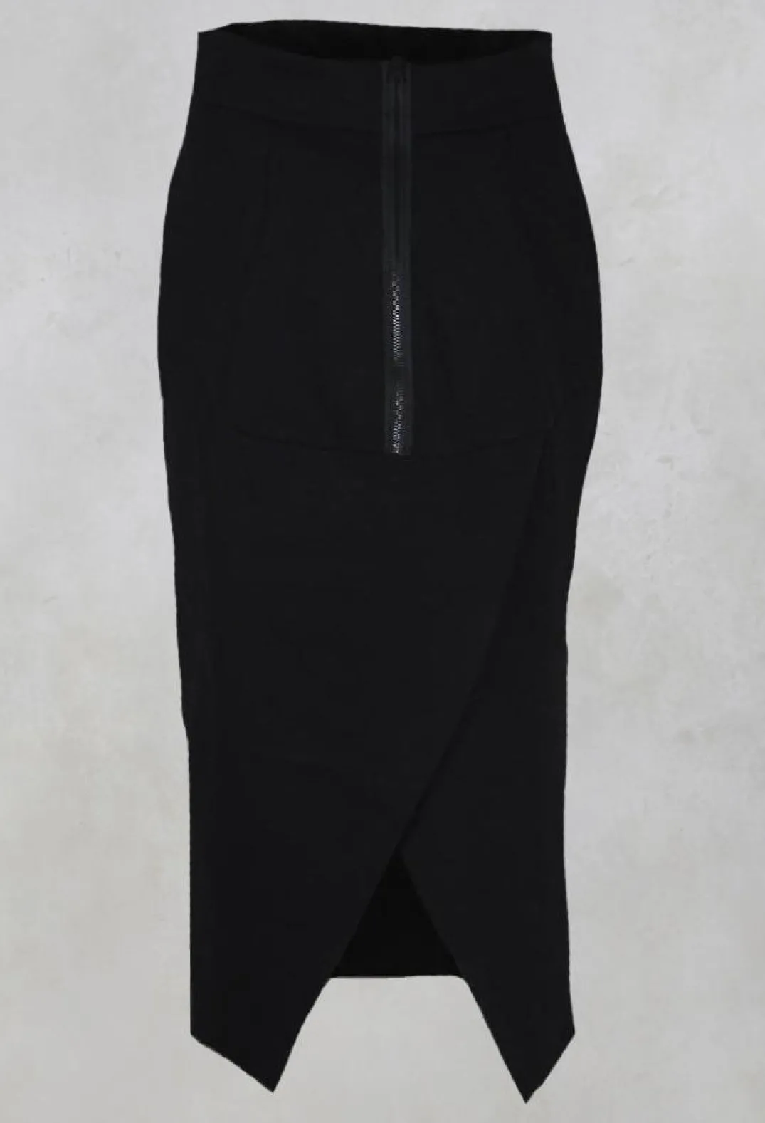 Nuovo Borgo Skirts^Pencil Skirt with Back Slit in Black