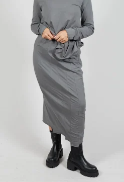 Rundholz Black Label Skirts^Pencil Skirt with Exposed Seams in Rock