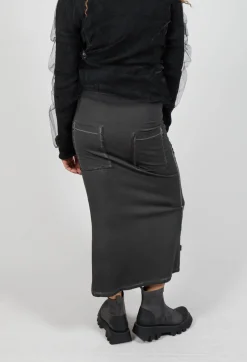Pluslavie Skirts^Pencil Skirt with Multiple Pockets in Asphalt
