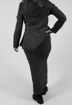 Pluslavie Skirts^Pencil Skirt with Multiple Pockets in Asphalt
