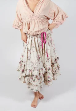 Magnolia Pearl Skirts^Penelope Ruffle Skirt in Idealist