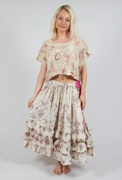 Magnolia Pearl Skirts^Penelope Ruffle Skirt in Idealist