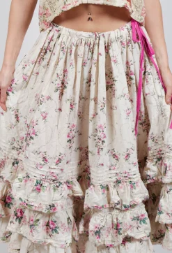 Magnolia Pearl Skirts^Penelope Ruffle Skirt in Idealist