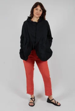 Rundholz Mainline Jackets^Peplum Hem Jacket in Black